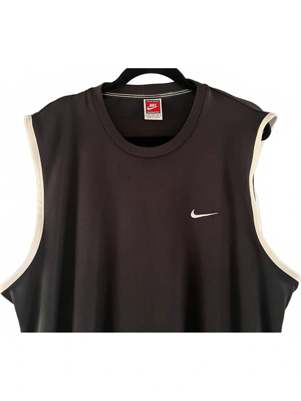 Vintage Nike Team Sports Black Sleeveless Athletic Shirt XXL